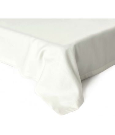Flat sateen sheets 00-0001-OFF WHITE 150x220 cm