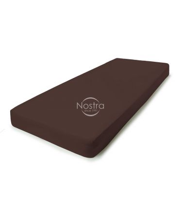 Fitted jersey sheets JERSEY JERSEY-CHOCOLATE 140x200 cm