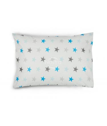 Voodipesu lastele STARS 10-0052-L.GREY/L.BLUE 140x200, 50x70 cm