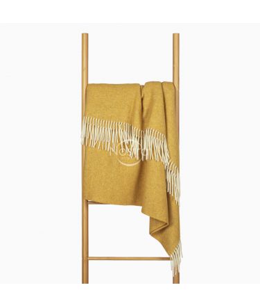 Woolen plaid MERINO-300 80-2060-MUSTARD 140x200 cm