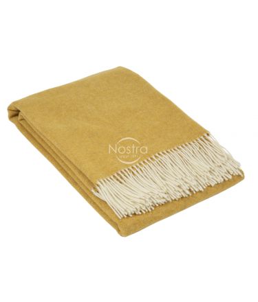 Woolen plaid MERINO-300 80-2060-MUSTARD 140x200 cm