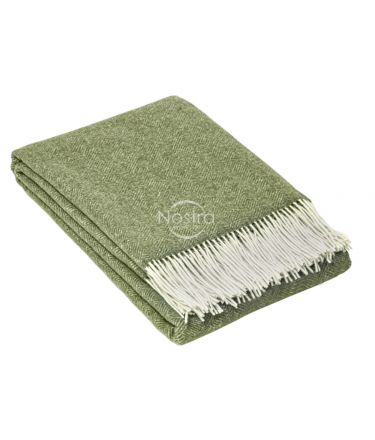 Woolen plaid MERINO-300 80-2060-KHAKI GREEN 140x200 cm