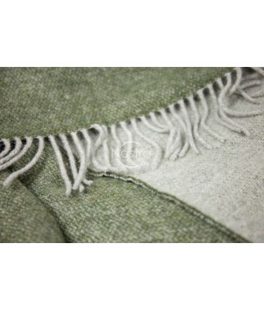 Woolen plaid MERINO-300 DOUBLE FACE-LIGHT GREY KHAKI