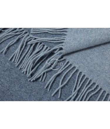 Woolen plaid MERINO-300 DOUBLE FACE-BLUE LIGHT BLUE