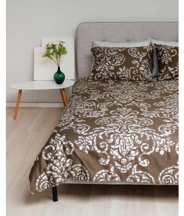 Sateen bedding set ARIELLE 40-1248-CACAO 140x200, 70x70 cm