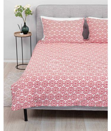 Flannel bedding set BARRET 40-1438-RED