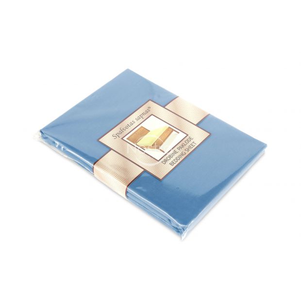 Flat cotton sheet 00-0022-LIGHT BLUE