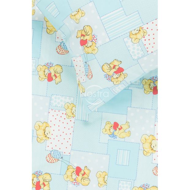 Детское постельное белье LITTLE BEAR & HEARTS 10-0331-BLUE