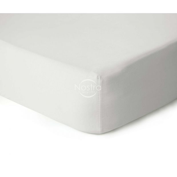 Трикотажная простыня на резинке JERSEY-OFF WHITE 180x200 cm