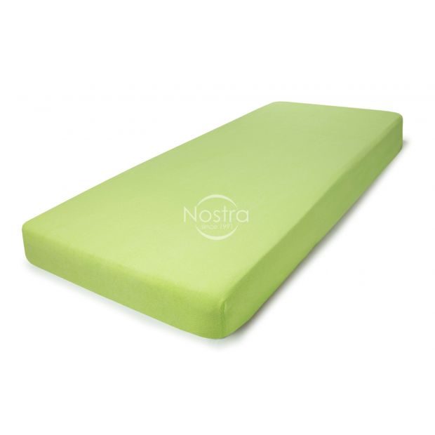 Fitted terry sheets TERRYBTL-SHADOW LIME