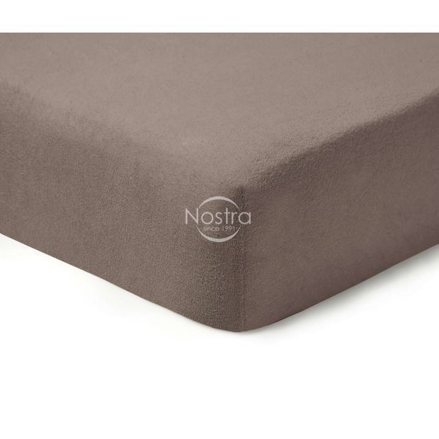 Fitted terry sheets TERRYBTL-CACAO