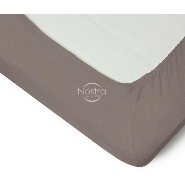 Fitted terry sheets TERRYBTL-CACAO