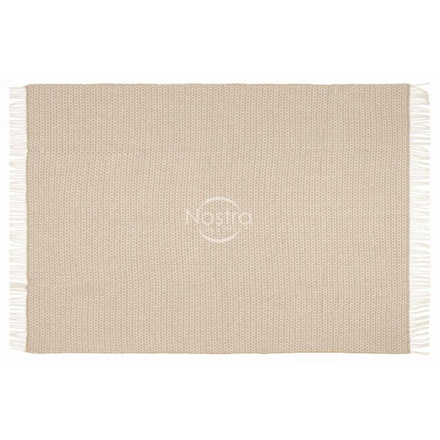 Woolen plaid MERINO-350 80-3039-BEIGE 170x210 cm