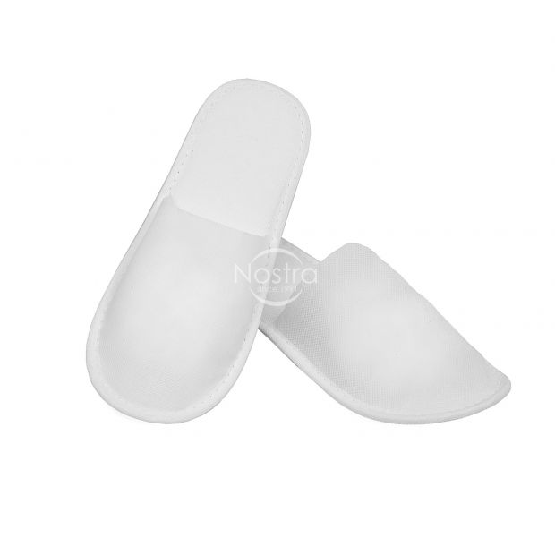 Disposable slippers NON WOVEN S006-OPTIC WHITE 29cm/3mm