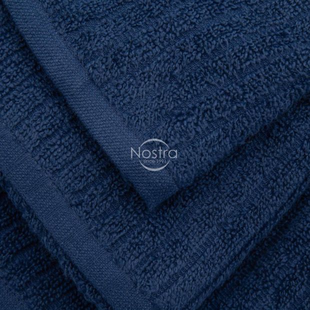 3 piece towel set 380 ZERO TWIST T0182-DENIM BLUE