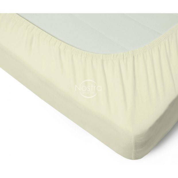 Fitted jersey sheets JERSEY JERSEY-VANILLA