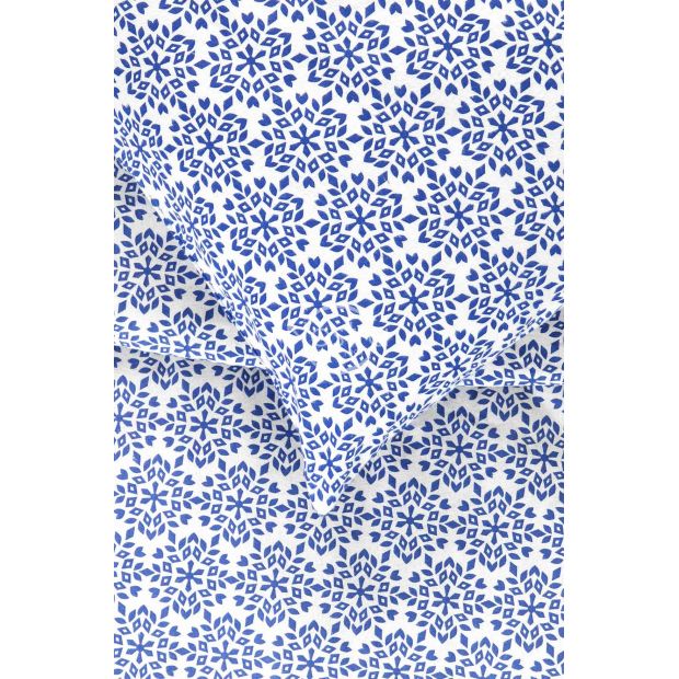 Flannel bedding set BARRET 40-1438-BLUE