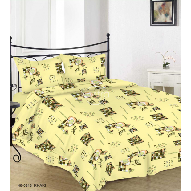 Cotton bedding set DAYLA 40-0613-KHAKI