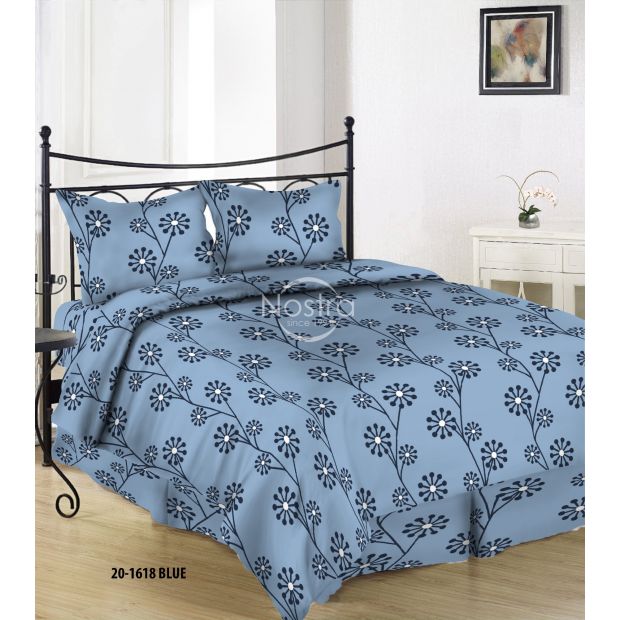 Satiinist voodipesu ADANA 20-1618-BLUE
