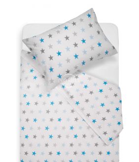 Детское постельное белье STARS 10-0052-L.GREY/L.BLUE