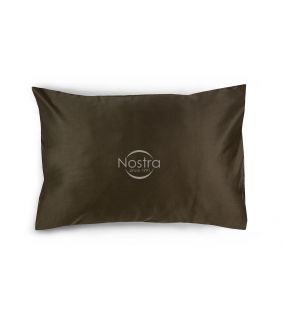 Dyed sateen pillow cases 00-0154-DARK BROWN