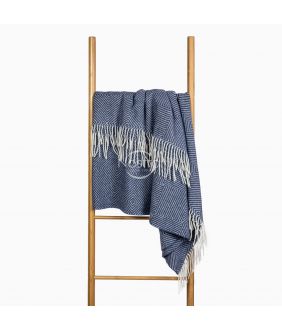 Woolen plaid MERINO-300 80-3042-BLUE
