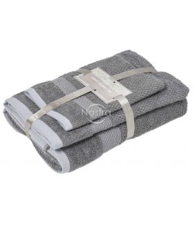 3 pieces towel set T0106 T0106-GREY M18