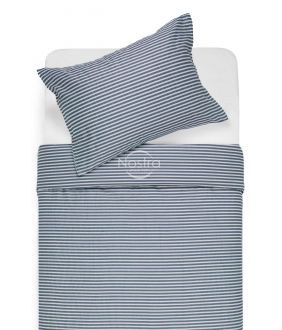 Sateen bedding set ADRIAN 30-0545-STONE BLUE