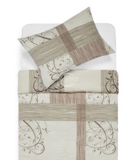 Cotton bedding set SALE 40-1312-BROWN