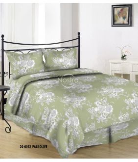 Sateen bedding set AMELIA 20-0012-PALE OLIVE