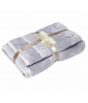 Bamboo towels set BAMBOO-600 T0105-GREY BLUE