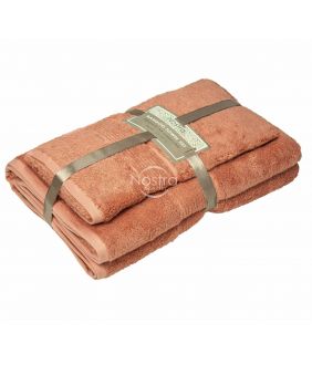 Bamboo towels set BAMBOO-600 T0105-TERRACOTA