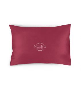 Dyed sateen pillow cases 00-0412-WINE RED