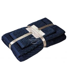 3 pieces towel set T0108 T0108-NAVY 331