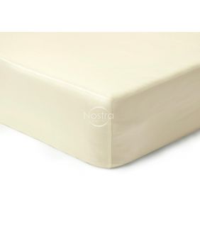 Fitted sateen sheets 00-0400-L.CREAM