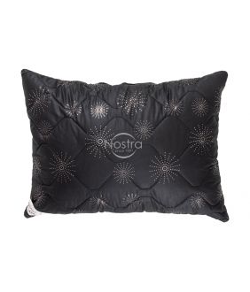 Pillow VASARA with zipper 70-0020-BLACK SILVER DF