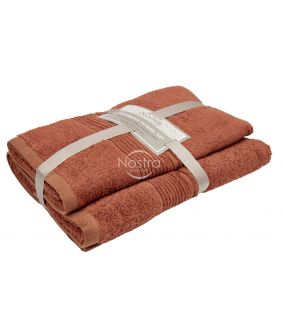 Bamboo towels set BAMBOO-600 T0105-BURNT BRICK