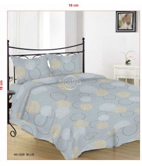 Cotton bedding set DALILA 40-1389-BLUE