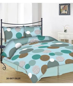 Cotton bedding set DAYANARA 30-0671-BLUE