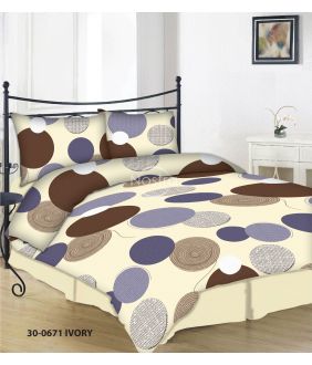 Cotton bedding set DAYANARA 30-0671-IVORY