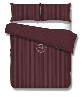 Sateen pillow cases EXCLUSIVE 00-0453-1 BURGUNDY MON