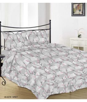 Lõuendriidest voodipesukomplekt DINARA 40-0376-GREY