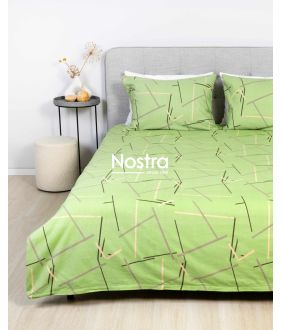 Flannel bedding set BRYNN 30-0825-GREEN 30-0825-GREEN