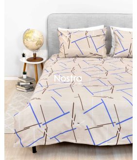 Flannel bedding set BRYNN 30-0825-CACAO 30-0825-CACAO