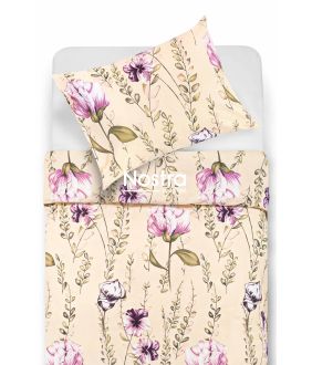 Polycotton bedding set FLOWERS 20-1896-VIOLET 20-1896-VIOLET