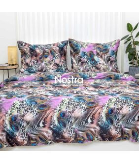 PREMIUM maco sateen bedding set CLOTHILDA 40-1578-VIOLET