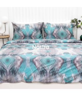 PREMIUM maco sateen bedding set CLOTILDA 40-1571-AQUA