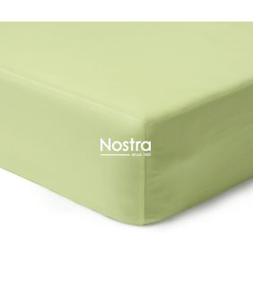 Fitted sateen sheets 00-0017-SHADOW LIME