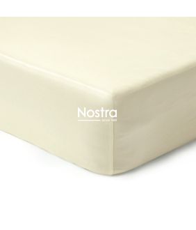 Fitted sateen sheets 00-0400-LIGHT CREAM 00-0400-LIGHT CREAM