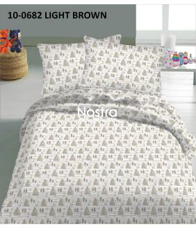 Voodipesu lastele FOREST ANIMALS 10-0682-LIGHT BROWN